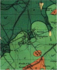 Extract from British Geological Survey Map